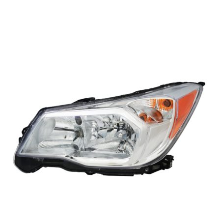 Right Headlamp Assy Composite 2.5L; Halogen; Chrome Bezel - SUBARU FORESTER 2014-2016