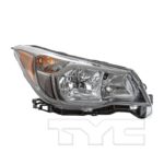 Right Headlamp assy composite 2.0L; Halogen; Gray Bezel - SUBARU FORESTER 2014-2016