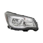 Right Headlamp assy composite Halogen CAPA - SUBARU FORESTER 2017-2018