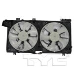 Radiator cooling fan assy 2.5L; Motor/Blade/Shroud Dual Fan Assy - SUBARU OUTBACK 2015-2019