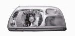 Left Headlamp assy composite w/o bulbs or sockets; w/bright bezel - SUZUKI GRAND VITARA 1999-2005