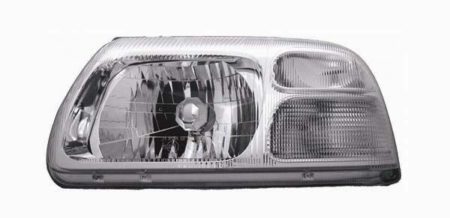 Left Headlamp assy composite Vitara/Vitara V6; w/o bulbs or sockets; w/bright bezel - SUZUKI VITARA 1999-2004