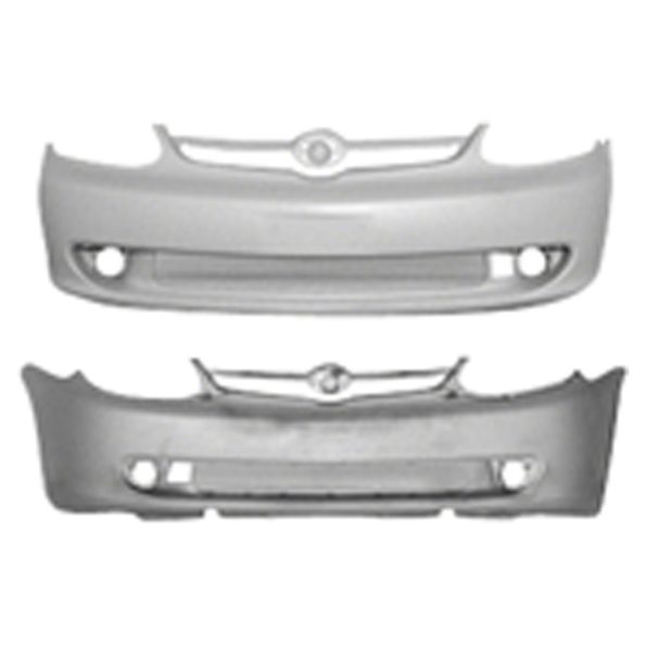 Front bumper cover w/o front spoiler; prime – TOYOTA ECHO 2003-2005 ...