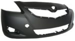 Front Bumper Cover W/O Fog Lamps; Primed CAPA