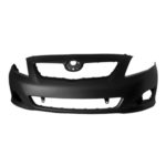 Front Bumper Cover Base/Ce/Le/Xle; W/O Spoiler Holes - TOYOTA COROLLA 2009-2010