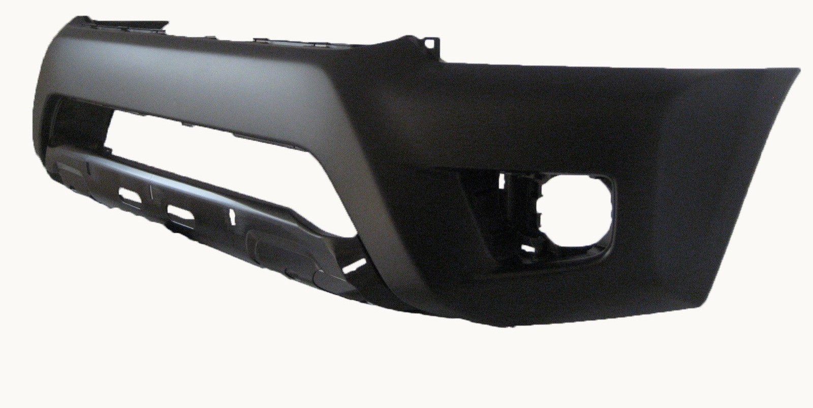 Front bumper cover BASE; w/o Wheel Opening Flares; Fine Textured Black