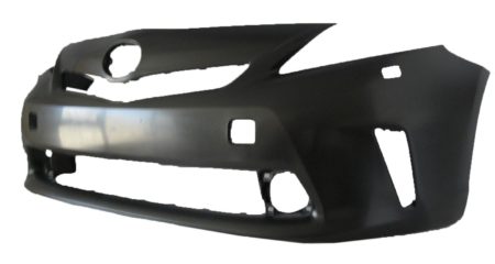 Front bumper cover LED H/Lamps; w/o Pre-Collision System; prime - TOYOTA PRIUS v 2012-2014