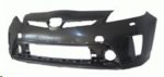Front bumper cover PLUG-IN; LED Headlamps; prime - TOYOTA PRIUS PLUG-IN 2012-2015