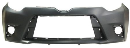 Front Bumper Cover Ce/L/Le/Le Eco; W/O Chrome Grille Surround; Primed - TOYOTA COROLLA 2014-2016