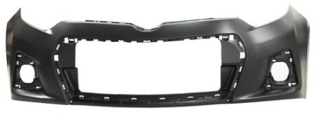 Front bumper cover S; w/Chrome Grille Surround; prime - TOYOTA COROLLA 2014-2016