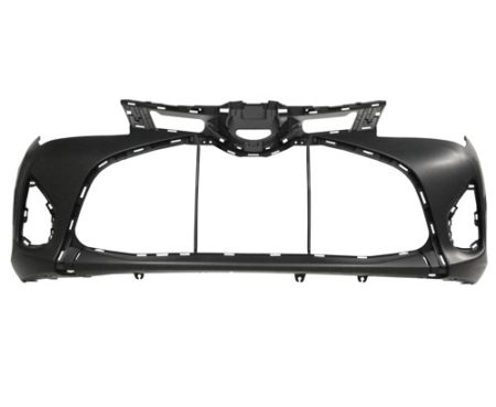 Front bumper cover H/B; prime - TOYOTA YARIS 2015-2017
