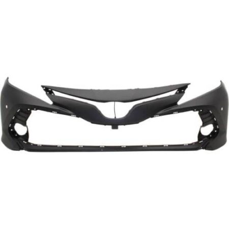 Front Bumper Cover Xle; W/Blind Spot Monitor; W/Rear Cross Traffic Alert; Primed CAPA