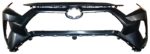 Front Bumper Cover Le/Limited/Xle/Xle Premium; Canada Built; W/O Parking Sensors; Primed CAPA - TOYOTA RAV4 2019-2021