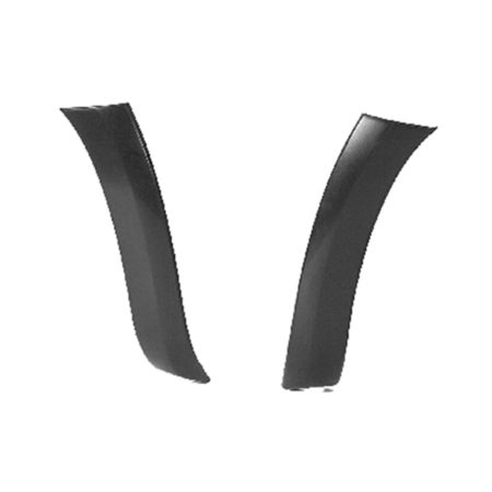 Right Front bumper extension outer black; code 202 - TOYOTA RAV4 2006-2008