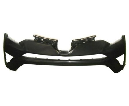 Front bumper cover upper North America Built; w/o Park Assist; w/Tab Holes; prime - TOYOTA RAV4 2016-2018