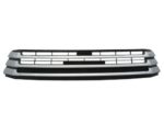 Front bumper grille w/o Around View Monitor; Silver - TOYOTA HIGHLANDER 2017-2019
