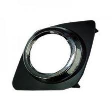 Left Front Bumper Insert Base/Sport; Fog Lamp Cover; W/Fog Lamps - TOYOTA RAV4 2009-2012