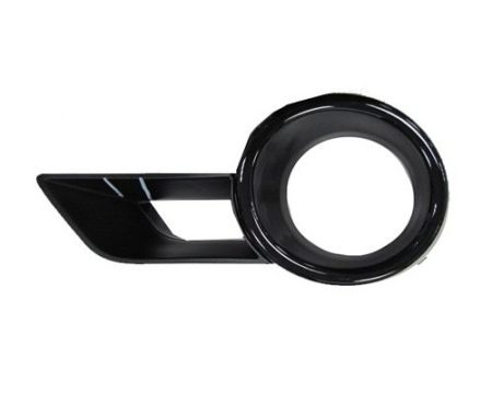Left Front Bumper Insert W/Fog Lamps; W/Towing Pkg; Black (Code 202); Ptm - TOYOTA HIGHLANDER 2008-2010