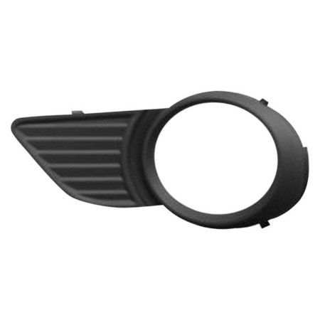 Left Front Bumper Insert Base/Le/Xle; Fog Lamp Bezel; W/O Park Sensor; W/Fog Lamps; Black - TOYOTA SIENNA 2011-2013