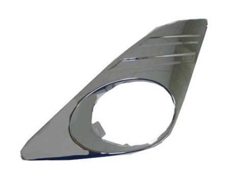 Left Front bumper insert HYBRID; Fog Lamp Bezel; w/Fog Lamps - TOYOTA CAMRY 2012-2014