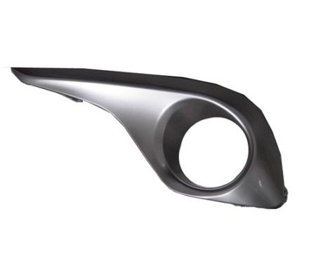 Left Front Bumper Insert Fog Lamp Opening Cover; W/Fog Lamps - TOYOTA HIGHLANDER 2011-2013