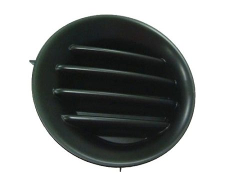 Right Front bumper insert fog lamp hole cover; black - paint to match - TOYOTA HIGHLANDER 2001-2003