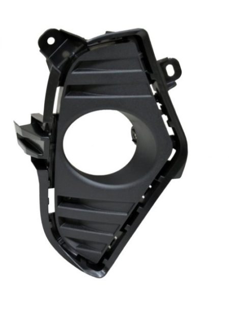 Right Front bumper insert XLE|XLE PREMIUM; Fog Lamp Bezel; w/Fog Lamps; Matte Black - TOYOTA RAV4 2019-2021