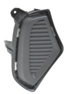 Right Front bumper insert LE; Fog Lamp Opening Cover; w/o Fog Lamps - TOYOTA RAV4 2019-2021