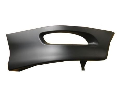 Front bumper spoiler RH; Black; PTM - TOYOTA COROLLA 2005-2008