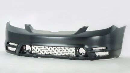 Rear bumper cover w/o spoiler; prime - TOYOTA MATRIX 2003-2008