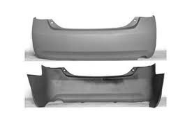 Rear bumper cover HYBRID; Japan Built; prime - TOYOTA CAMRY 2007-2011