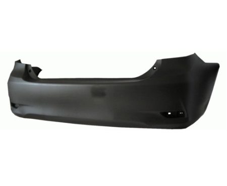 Rear Bumper Cover Base/Ce/Le; Canada Built; Primed - TOYOTA COROLLA 2011-2013