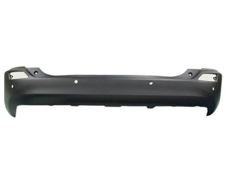 Rear Bumper Cover W/Parking Sensors; Textured CAPA - TOYOTA RAV4 2013-2015