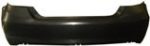 Rear bumper cover w/o Park Assist; prime - TOYOTA CAMRY 2015-2017