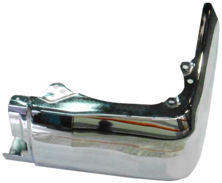 Left Rear bumper extension outer w/o Parking Assist; Chrome - TOYOTA TUNDRA 2014-2016