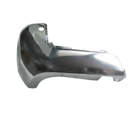 Left Rear bumper extension outer End Cap; w/Parking Assist; Chrome - TOYOTA TACOMA 2016-2023