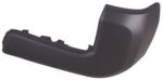 Left Rear Bumper Extension Outer End Cap; W/O Parking Assist; Black - TOYOTA TACOMA 2016-2023