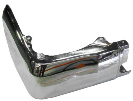 Right Rear bumper extension outer w/o Parking Assist; Chrome - TOYOTA TUNDRA 2014-2016