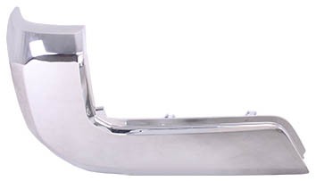 Right Rear bumper extension outer End Cap; w/o Parking Assist; Chrome - TOYOTA TACOMA 2016-2023