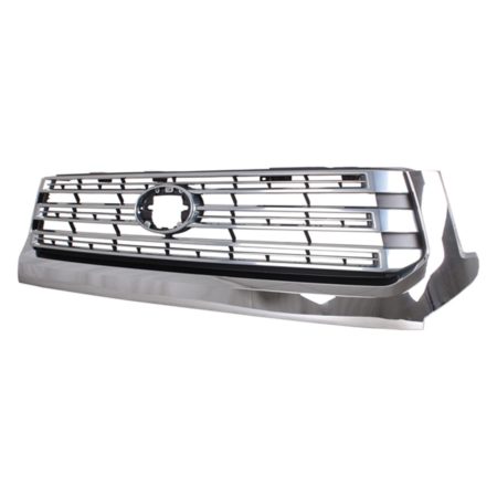 Grille assy Billet Type; w/Chrome Surround; Silver - TOYOTA TUNDRA 2018-2021