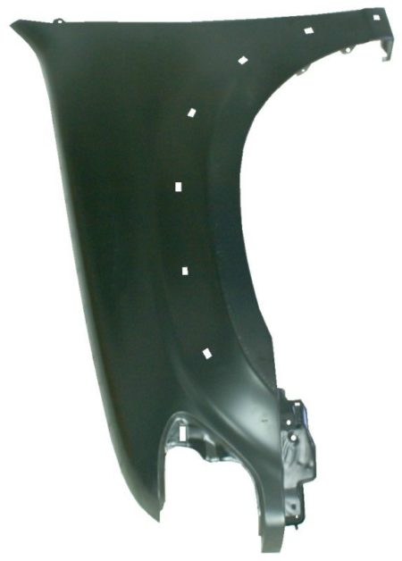 Left Front fender assy w/double cab; w/fender flares - TOYOTA TUNDRA 2005-2006