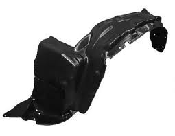 Left Front fender inner panel fender liner; except Double Cab; w/plastic bumper - TOYOTA TUNDRA 2003-2006