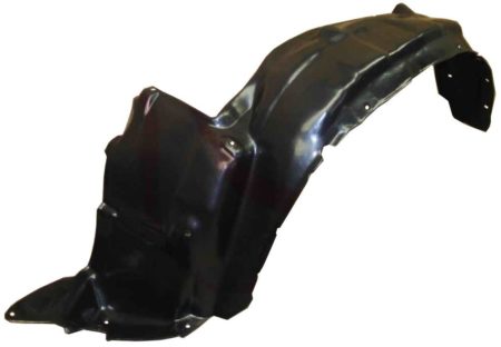 Left Front fender inner panel Double Cab; fender liner; plastic - TOYOTA TUNDRA 2000-2006