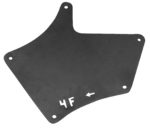 Left Front fender splash shield 2WD PRERUNNER|4WD; Fender Seal; Front; RH=LH - TOYOTA TACOMA 2005-2015