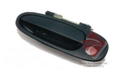 Left Front door handle outer std/DX; black - TOYOTA COROLLA 1993-1997