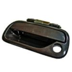Left Front door handle outer regular/access cab; black; code 202 - TOYOTA TUNDRA 2000-2006