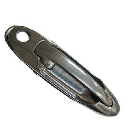 Left Front door handle outer Black; Code 202; Smooth - TOYOTA SEQUOIA 2001-2007