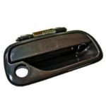 Right Front door handle outer regular/access cab; black; code 202 - TOYOTA TUNDRA 2000-2006