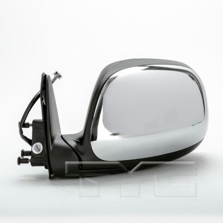 Left Mirror outside rear view SR5; REGULAR CAB|ACCESS CAB; Power; Heated; Chrome - TOYOTA TUNDRA 2000-2004