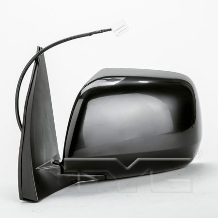Left Mirror outside rear view non-heated power remote; black - paint to match - TOYOTA HIGHLANDER 2001-2007